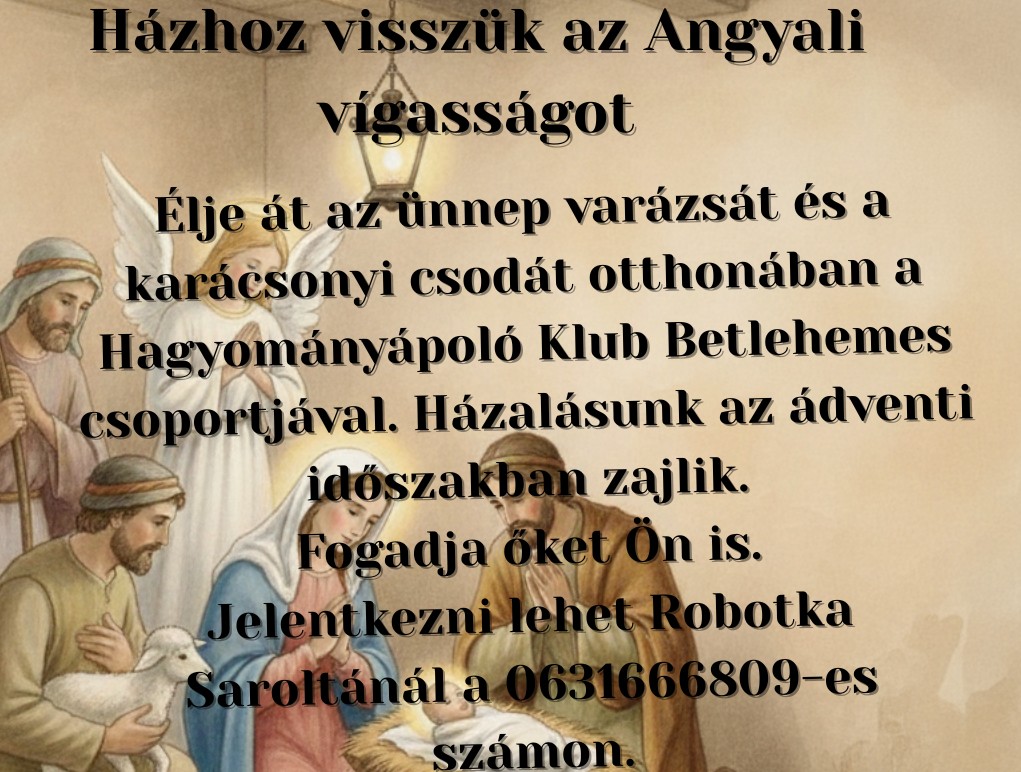 nyitokep hazhoz viszik a betlehemet 2025 dec 13