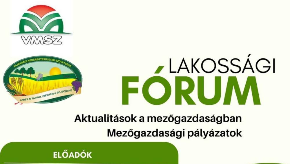 nyitokep mezogazdasagi lakossagi forum 2026 marc 5