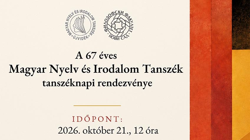a 67 éves Magyar Nyelv és Irodalom (Plakát)